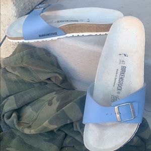 Birkenstock’s size 41 Madrid light blue